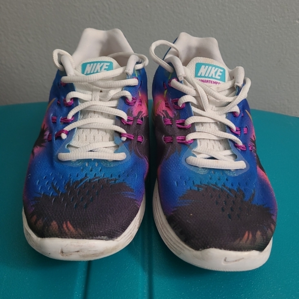 Nike Womens Sneakers in Blue, Pink, and Black